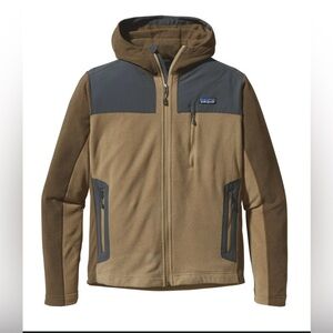 Patagonia Brown and Gray Hooded Jacket size Small